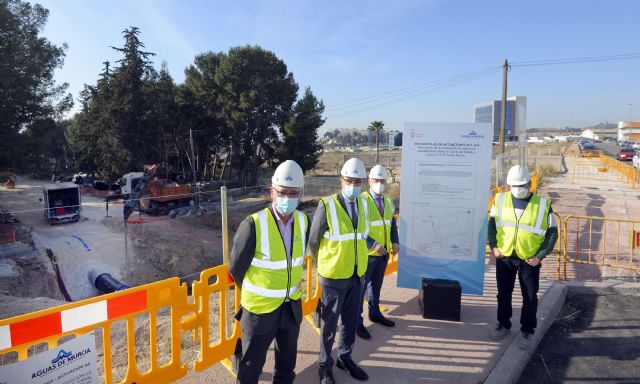 El Ayuntamiento garantiza el agua potable a más de 192.000 habitantes con la renovación del eje de conducción El Puntal-La Alberca