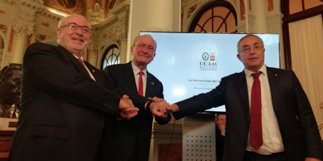 La UCAM, el ayuntamiento de Málaga y el COE firman un protocolo de intenciones para construir e implantar en la ciudad malagueña 'La Universidad del Deporte'