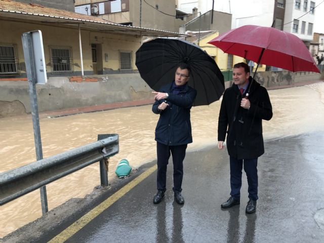 Ballesta reclama al Ministerio una decisión definitiva sobre el Colector Norte para evitar las inundaciones sistemáticas en Murcia