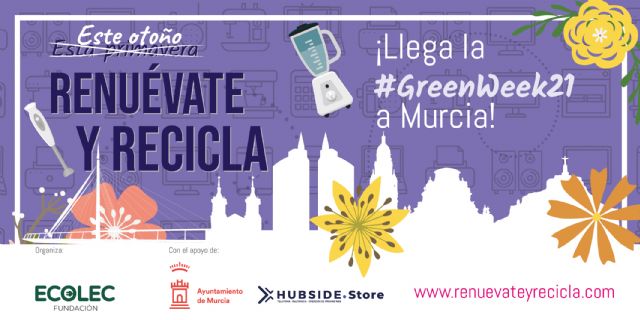 La Fundación ECOLEC celebra la quinta edición de la #GreenWeek21 en Murcia