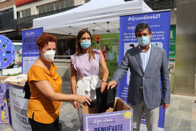 Murcia acoge la #GreenWeek21 de la Fundación Ecolec con el objetivo de concienciar sobre el reciclaje de RAEE