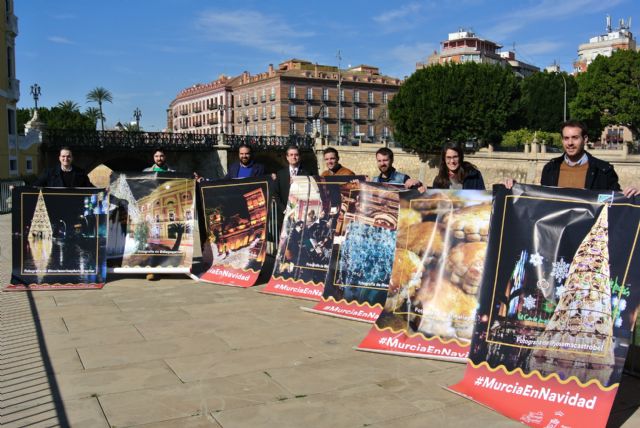 Los participantes en la campaña #MurciaenNavidad ya tienen los carteles con sus imágenes
