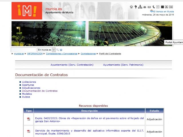 Ahora Murcia exige que se cumpla con la transparencia en la contratación pública que recoge la ley
