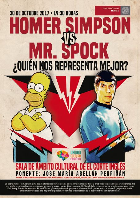 Homer Simpson vs Mr. Spock ¿Quién nos representa mejor?