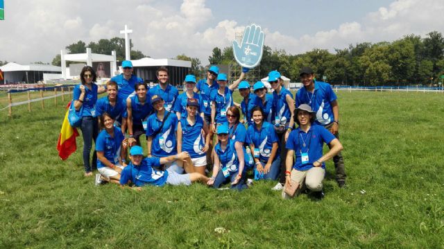 Medio centenar de voluntarios de la UCAM colaboran en la JMJ