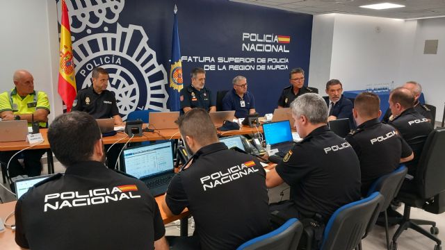 La Policía Nacional inicia el dispositivo especial de Seguridad con motivo de la cumbre de la Unión Europea en Murcia