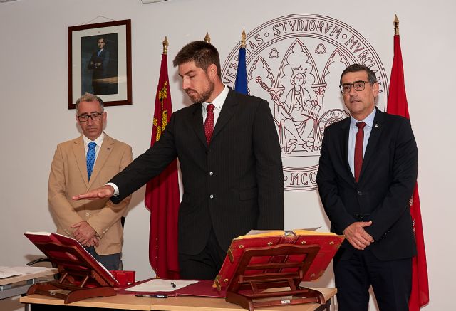 Toma de posesión del decano de la facultad de Ciencias del Deporte de la Universidad de Murcia