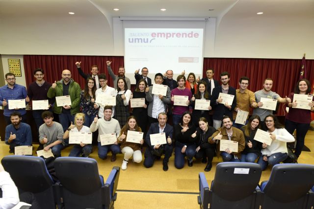 La Universidad de Murcia premia ocho ideas de negocio de alumnos, profesorado y personal de administración