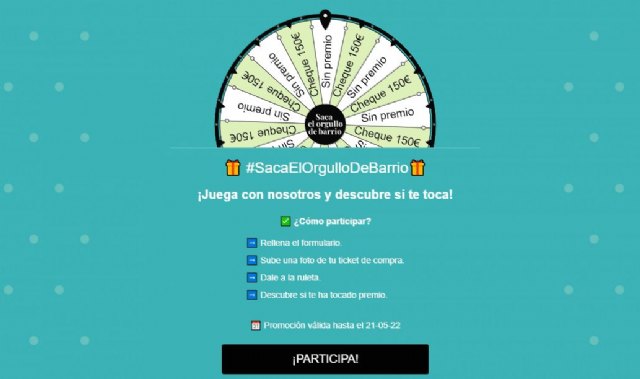 50 comercios del Barrio del Carmen participan en la campaña #SacaElOrgullodeBarrio que regalará 1.500 euros en premios
