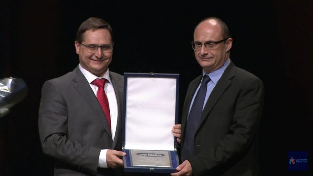 La UCAM, premiada en la gala del atletismo europeo
