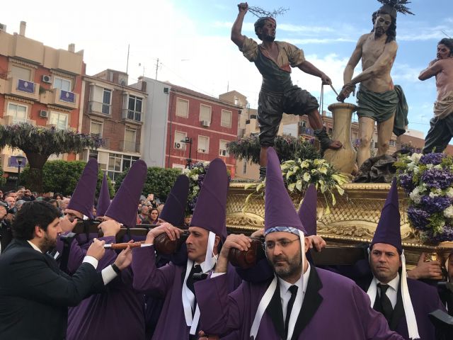 Fernando López Miras asiste a la procesión de 'Los Salzillos' en Murcia