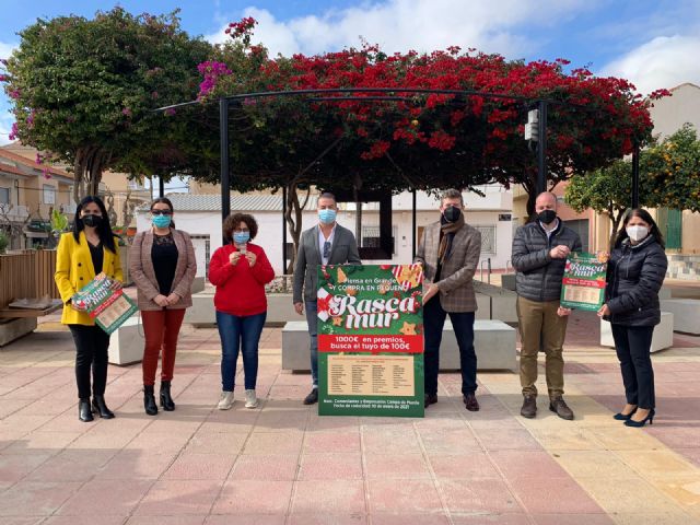 Comerciantes y Empresarios del Campo de Murcia presentan la campaña 'Rascamur' para fomentar y apoyar el comercio local