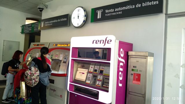 Jiménez anuncia la puesta en marcha de la Estación de Murcia del Carmen tras concluir ADIF las obras de remodelación