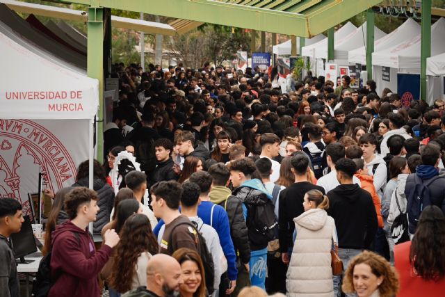 La UMU recibe esta semana a 5.500 estudiantes de Bachillerato para ayudarles a decidir su futuro